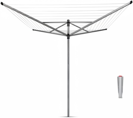 Tendedero Rotary Lift-O-Matic 4 Brazos 50 Metros Metallic Gray Tendedero Rotary Lift-O-Matic 4 Brazos 50 Metros Metallic Gray